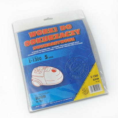 XOS1300 020 Worki papierowe do odkurzacza OS1300 ELDOM