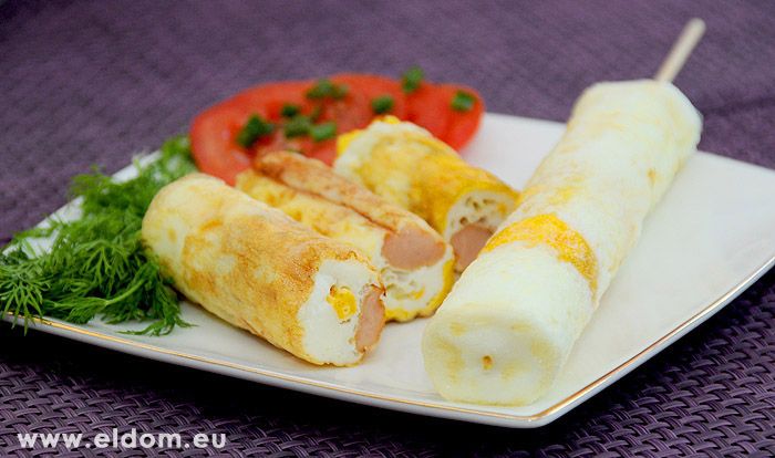 Parówki w jajku z Perfect Egg Mastera