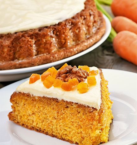 Ciasto marchewkowe z polewą