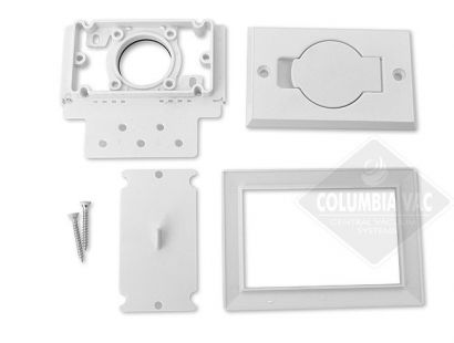 GNIAZDO KOMPLET Gniazdo komplet (płytka montażowa + gniazdo standard + ramka)