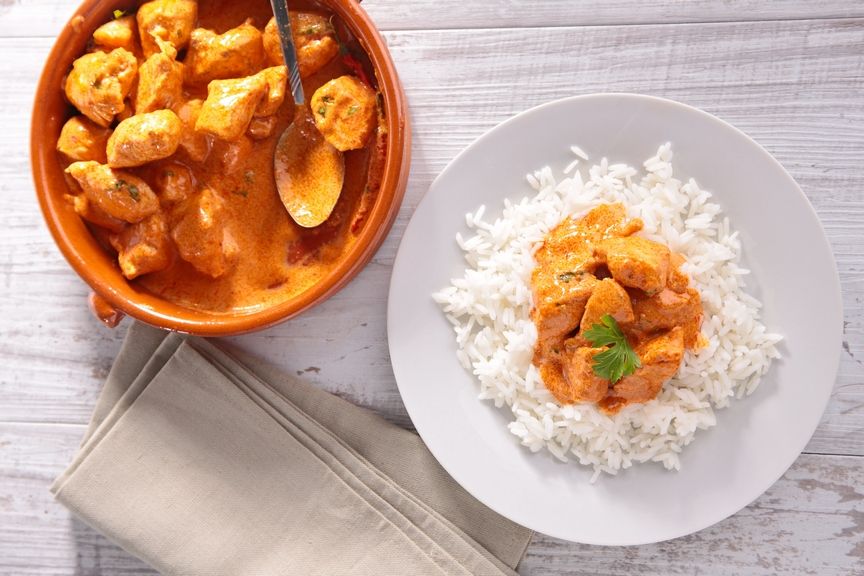 Kurczak w sosie curry