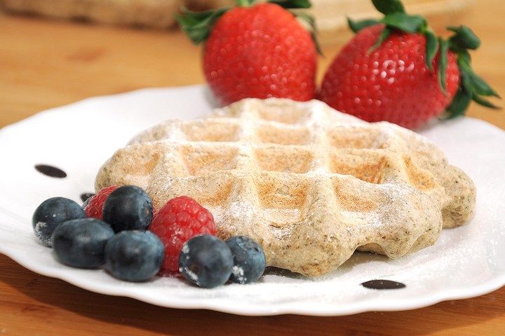 Gofres con frutas