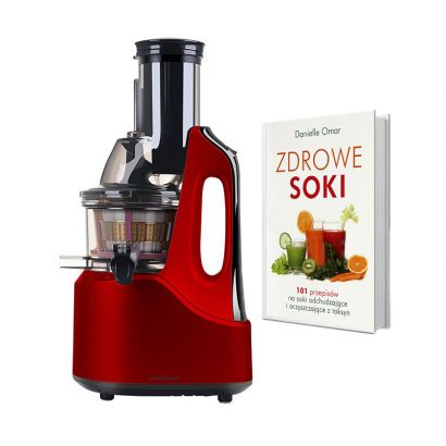 PJ1200AC + KSIĄŻKA Perfect juicer vitale CZERWONA + KSIĄŻKA GRATIS