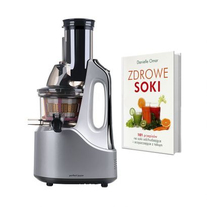 PJ1200AC +KSIĄŻKA Perfect juicer vitale SREBRNA + KSIĄŻKA GRATIS