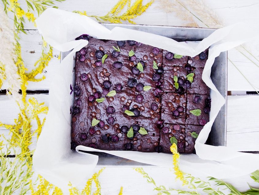 Brownie z konfiturą