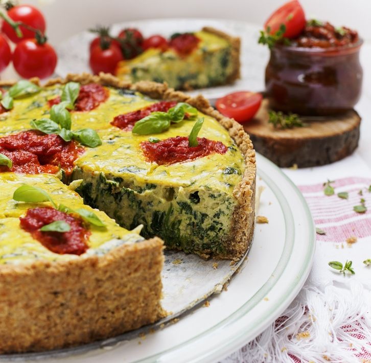Tarta z ricottą i szpinakiem
