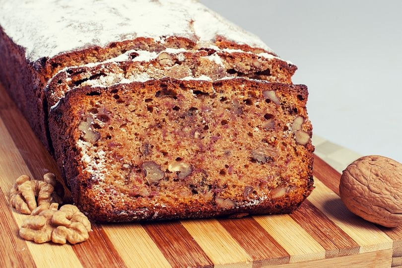 Ciasto bananowe z migdałami