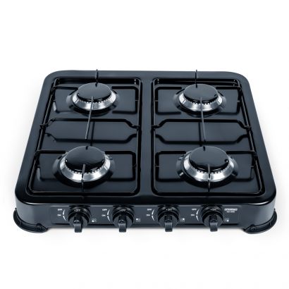 KG400C PROMIS Kuchnia gazowa 4-palnikowa,czarna