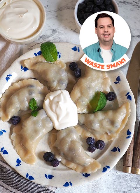 Pierogi z jagodami