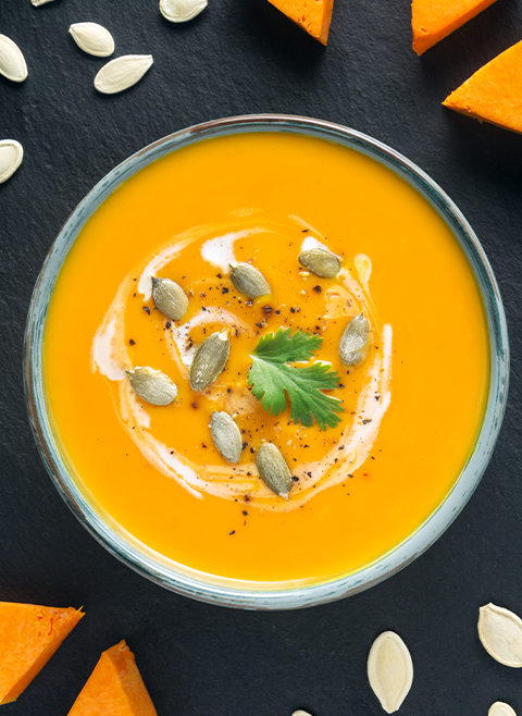 Krem dyniowo–marchewkowo–kokosowy