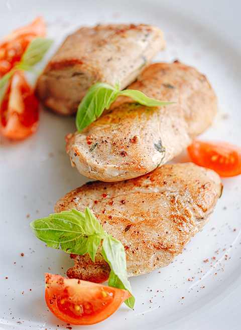 Kurczak w niskiej temperaturze