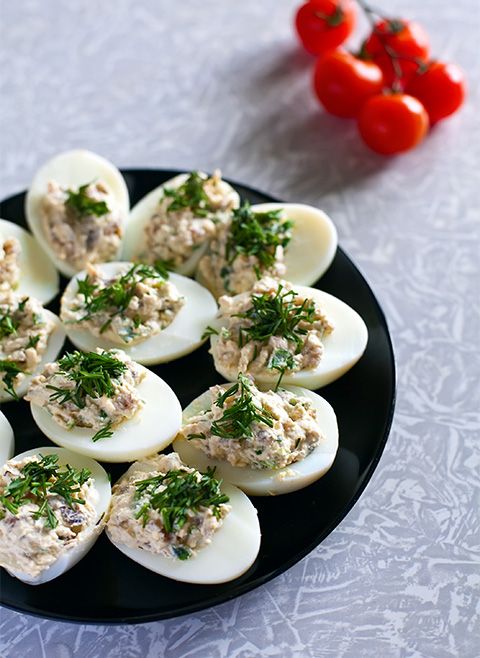 Jajka faszerowane pasztetem