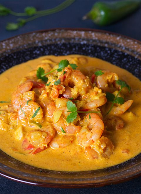 Tajskie curry z krewetkami