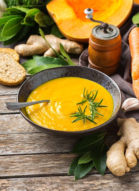 Zupa marchewkowa z imbirem