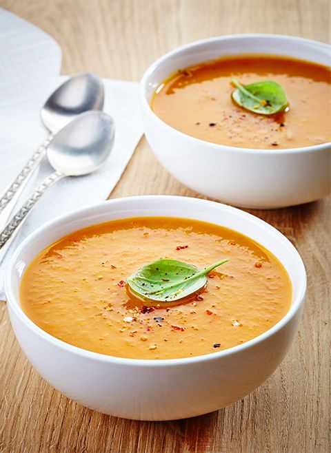 Zupa krem marchewkowa z mango