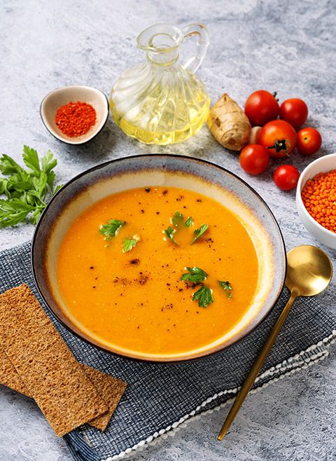 Zupa krem z cukinii i marchewki