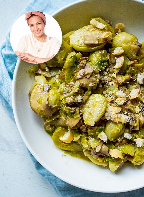 Brukselka z grzybami