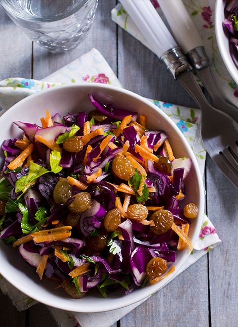 Sałatka z kapusty i marchwi po amerykańsku