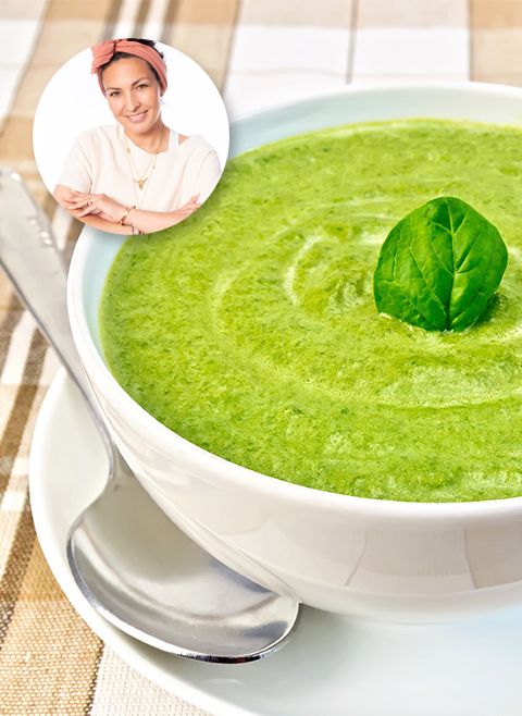 Zupa krem z cukinii i szpinaku