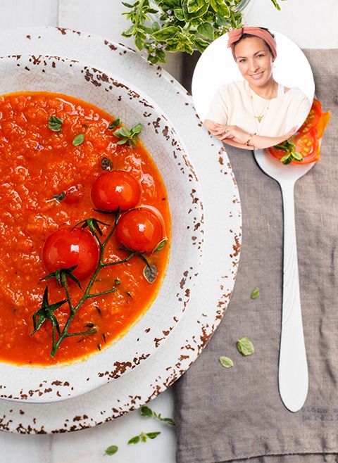 Zupa krem z pomidorów i papryki