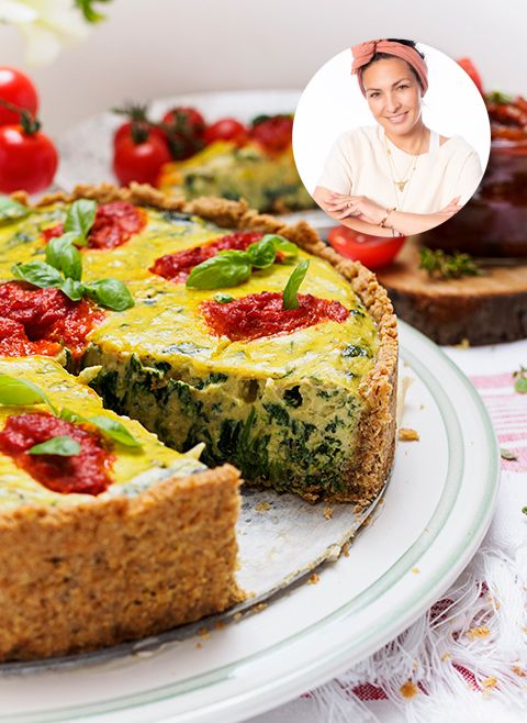 Tarta z ricottą i szpinakiem