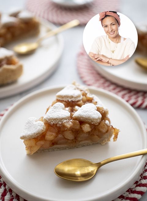 Wegańska tarta z jabłkami