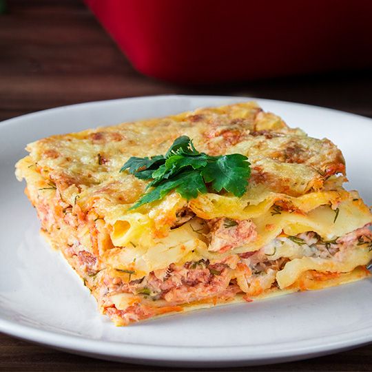 Lasagne al salmone