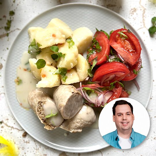 Roladki ze schabu w sosie żurkowym